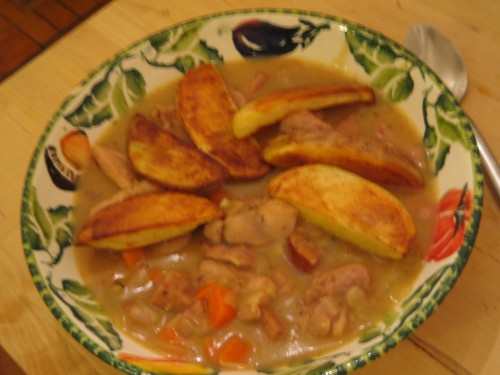 Chicken sausage stew